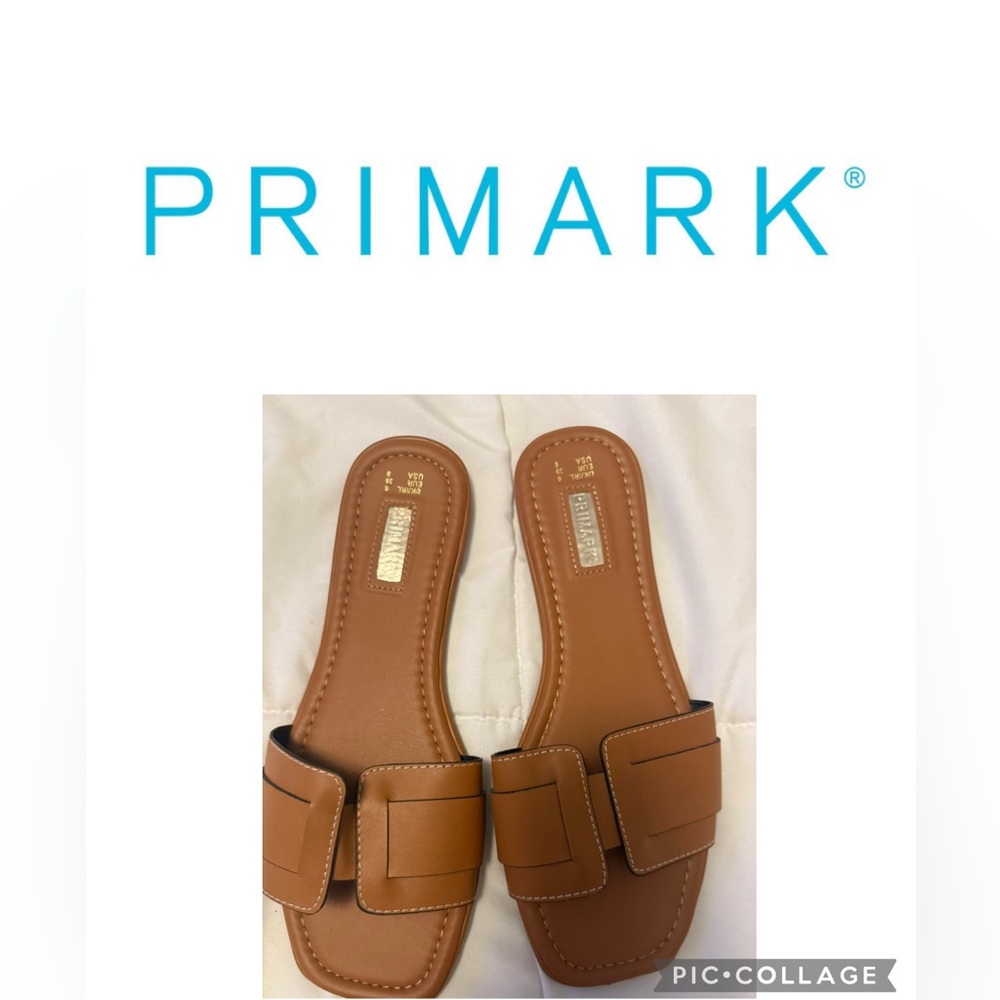 Primark Brown Slip-On Sandals
